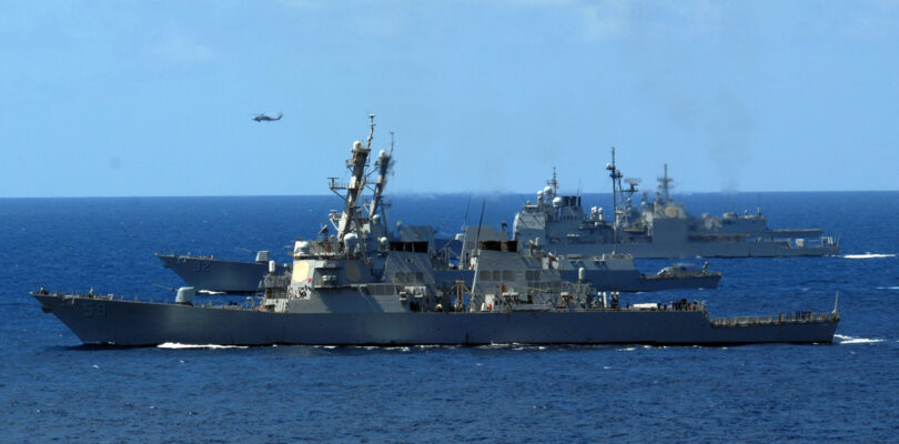 USS Gerald R. Ford Departs Split, Croatia