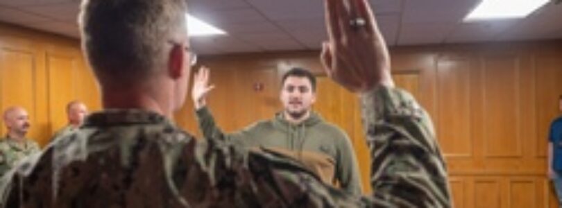 NTAG Mid America XO Enlists Son into Navy [Image 3 of 4]