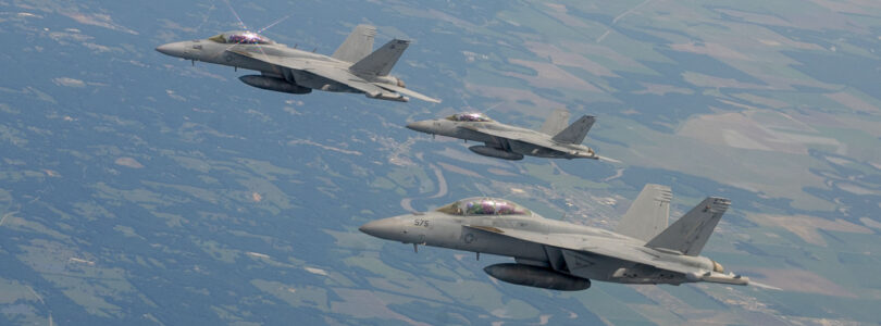 Navy IDs two aviators who died in EA-18G Growler crash last week