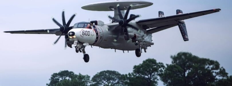 VAW-123 Sends their Last E-2C Hawkeye to the Boneyard