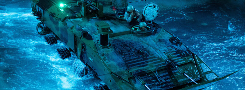 Marines put new amphibious vehicle to the test in first at-sea drill