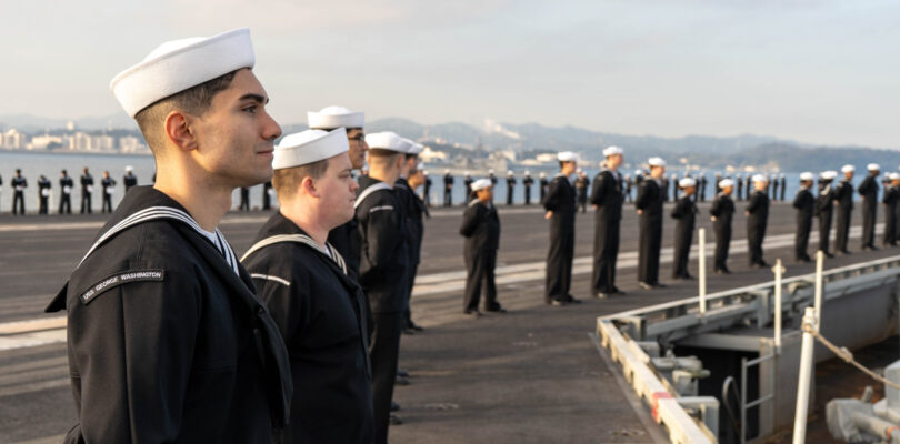 USS George Washington returns to Japan after nearly a decade away