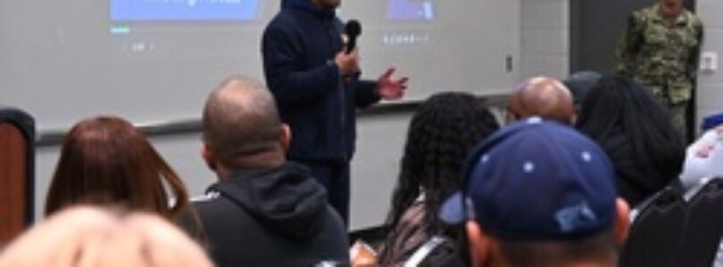 Navy sponsors the National Combine at the Navy All-American Bowl [Image 2 of 5]