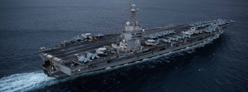 Navy names aircraft carriers after former presidents Bush and Clinton
