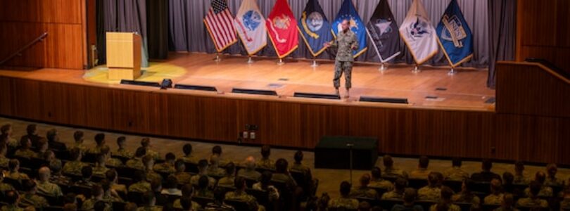 Adm. Munsch Discusses Vital Role of NPS in Developing Warfighters, Warfighting Solutions