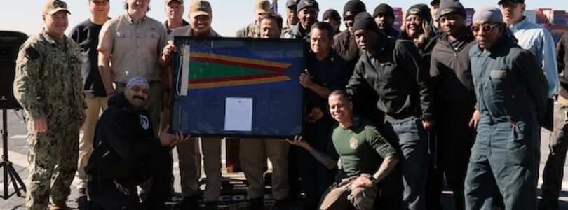 USNS Kanawha awarded Navy Unit Commendation for efforts while deployed to U.S. Central Command