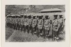 This Philippine Scout fired his rifle with one hand to save his squad