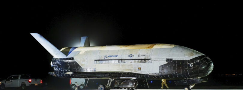 US military’s mini space shuttle returns to Earth after secret mission