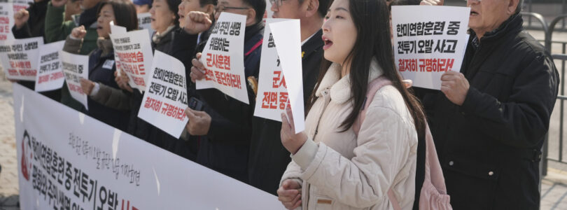 South Korea pauses military drills after accidental bombing