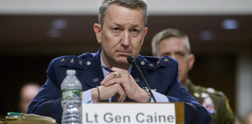 Trump’s pick to lead Joint Chiefs denies MAGA hat story in hearing