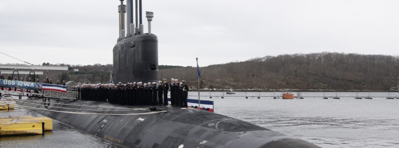 US Navy unveils newest Virginia-class fast attack submarine USS Iowa