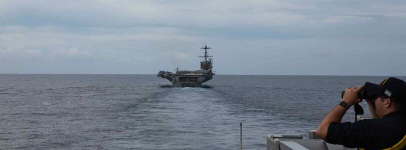 Navy Loses Fighter Jet in Red Sea After It Slides Off Carrier Deck