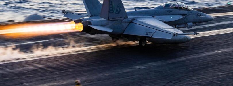 Another Fighter Jet Tumbles from Truman Carrier Deck into Red Sea