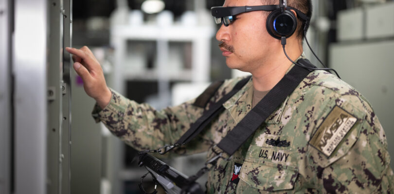 Five Navy ships now outfitted with augmented reality maintenance tech