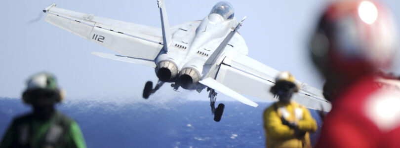 Jet landing on USS Truman goes overboard, forcing pilots to eject