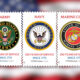 USPS unveils 250th anniversary stamps honoring military branches