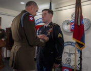 Army medic receives award for fending off shooter, saving life