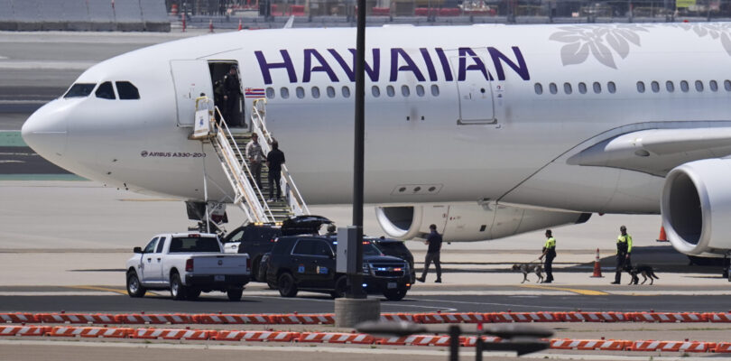 Sailor arrested for allegedly making false bomb threat on plane