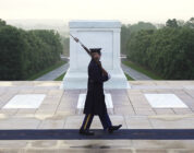 For one sentinel, a final walk at the Tomb of the Unknown Soldier