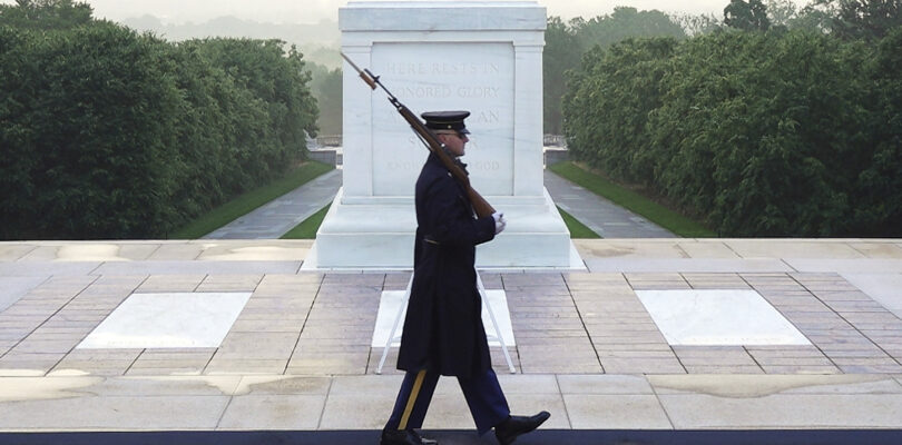 For one sentinel, a final walk at the Tomb of the Unknown Soldier