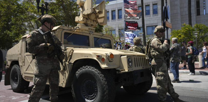 Judge asks if troops in Los Angeles are violating Posse Comitatus Act