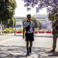 Marines temporarily detain man while guarding LA federal building