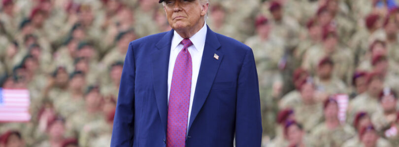 Soldiers screened for appearance and politics ahead of Trump visit