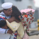 USS Oscar Austin crew accepts combat award for Red Sea deployment
