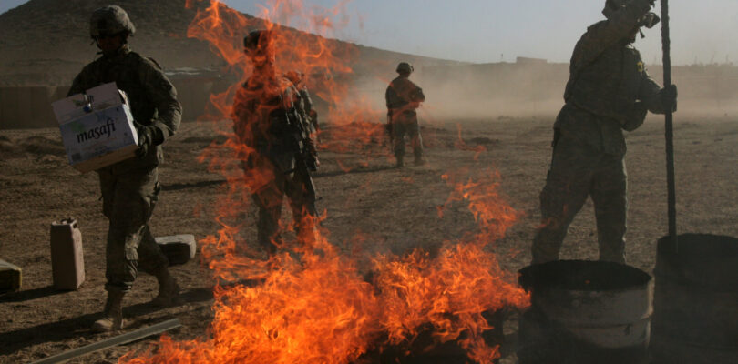 Research offers link between burn pit smoke and serious brain injuries