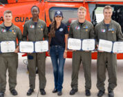 Coast Guard aircrew awarded medals for Texas flood rescues