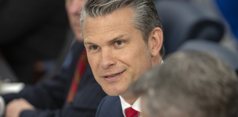 Hegseth tells lawmakers of plan to detain immigrants at 2 US bases