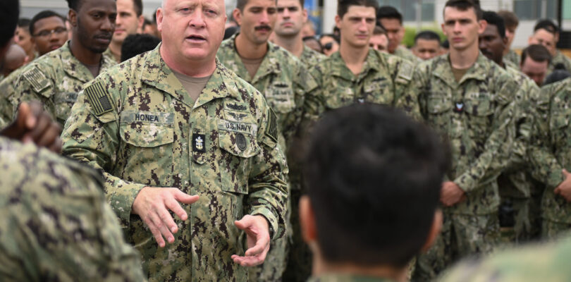 Master Chief Petty Officer of the Navy James Honea set to retire