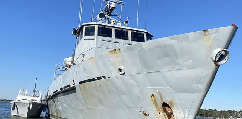 Navy Torpedo Boat Abandoned in South Carolina Waters. Now the Owner Has Been Arrested