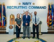 Eamon Spiegel, acting director, resource management division/acting comptroller, Bureau of Naval Personnel,  visits Navy Recruiting Command Headquartered [Image 1 of 4]