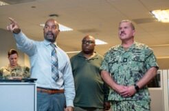 Navy Personnel, Manpower, and Training Fleet Master Chief Petty Officer Jay Walker visits Navy Recruiting Command Headquartered [Image 2 of 5]