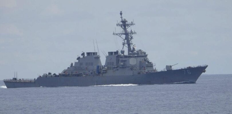 US Briefly Deploys 2 Warships to a Disputed South China Sea Shoal After Chinese Collision