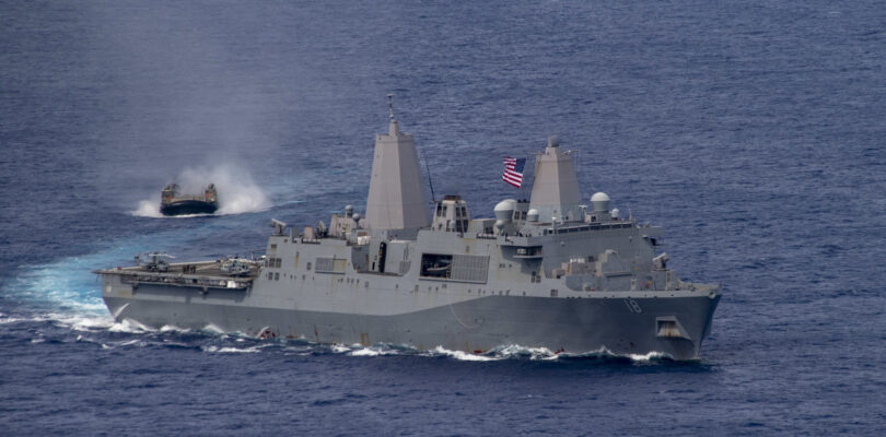 Sailors battle blaze aboard USS New Orleans off Japan’s coast