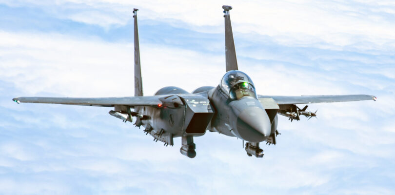 Passenger on F-15 ride-along ejected on runway, video shows