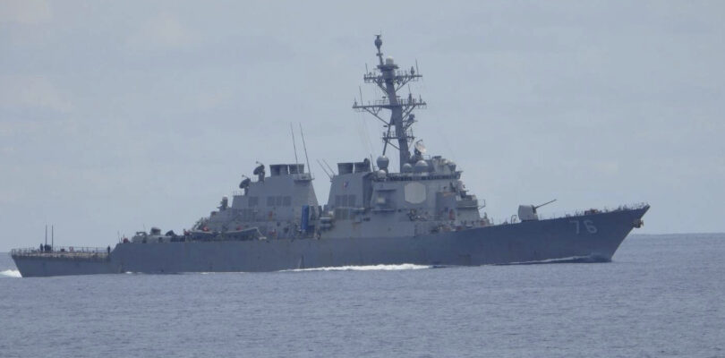 US briefly deploys warships after Chinese military ships’ collision