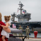 Carl Vinson home from deployment that included strikes against Houthis