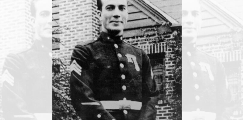 Marine Raider earned the MOH taking out enemy sniper on Makin Island