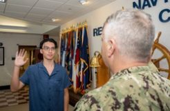 CNRC Conducts an enlistment ceremony [Image 1 of 10]