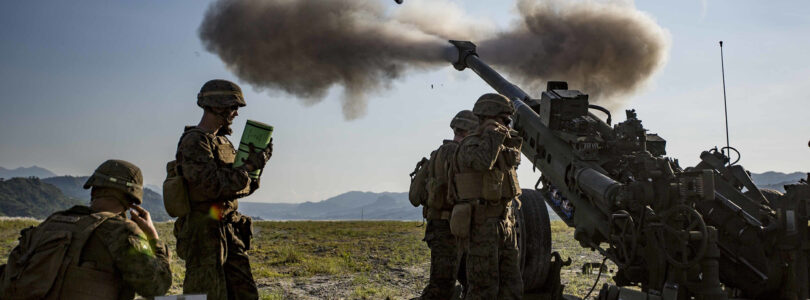 Marine artillery shell explodes over highway during drill, police say