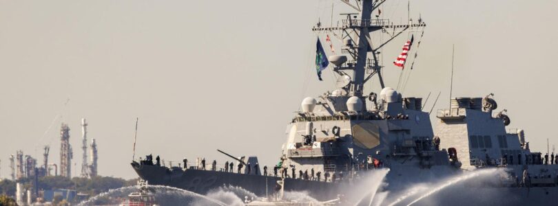 A Grand Parade of Ships Kicked off the 250th Anniversary of the Marines and Navy