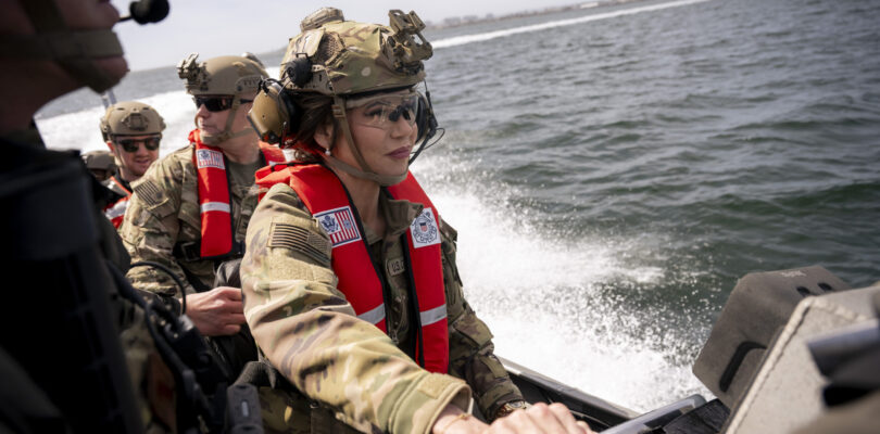 US Coast Guard will still get paid amid government shutdown, Noem says