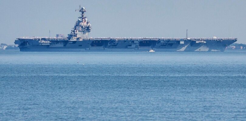 US Aircraft Carrier Arrives in the Caribbean in Major Buildup Near Venezuela