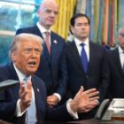 Trump leaves military action on table but floats talks with Venezuela