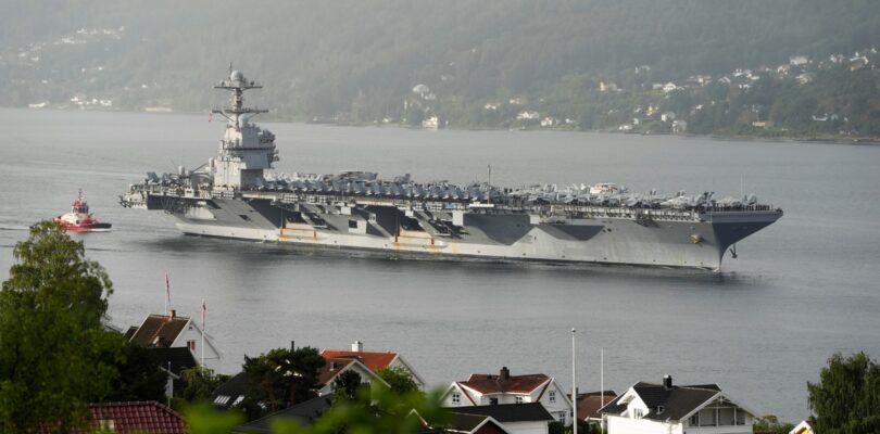 US aircraft carrier nears Venezuela in flex of American military power