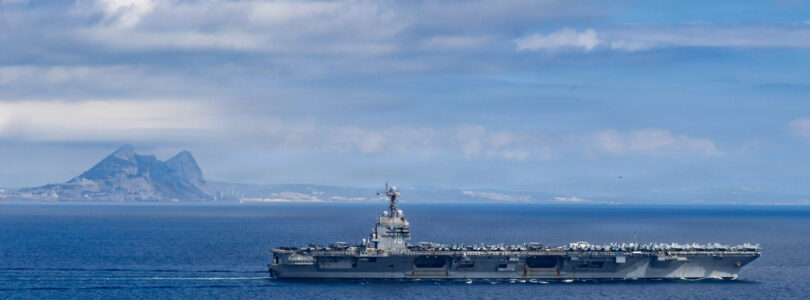 US aircraft carrier arrives in the Caribbean in buildup near Venezuela