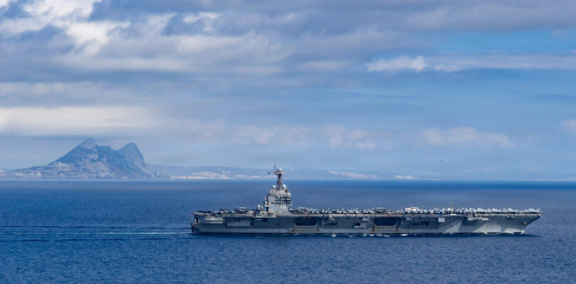 US aircraft carrier arrives in the Caribbean in buildup near Venezuela